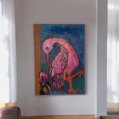 Pinker Storch